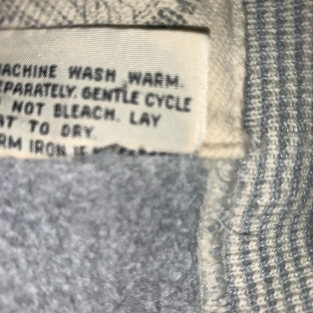Reebok Vintage Chenille Letters Sweatshirt Sz S - Picture 5 of 8